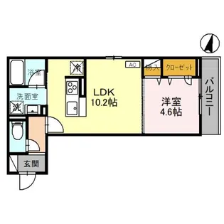 TORISIAS宿郷【3階】の間取り
