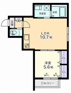アプランドル【2階】の間取り