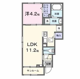 brisa despacioIII【1階】の間取り