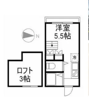 パークサイドユニット【2階】の間取り
