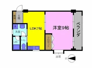 テルセーロ王子【2階】の間取り