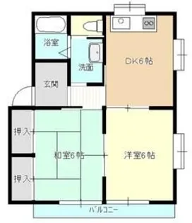 レ・アール小池【2階】の間取り
