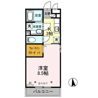 グラツィエ【2階】の間取り