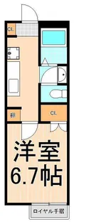 ソレイユB【1階】の間取り