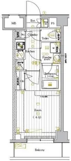 プレミアムキューブ大崎DEUX【3階】の間取り