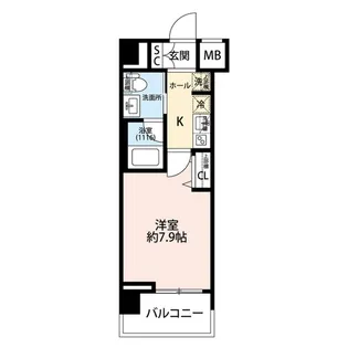 プレール・ドゥーク蔵前II【6階】の間取り