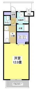 ブリエひくま【4階】の間取り