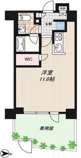 RIDGE新宿西落合【1階】の間取り