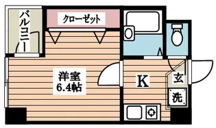 アベニール曙橋【4階】の間取り