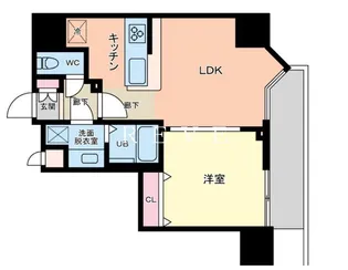 プライマル品川大森海岸【5階】の間取り