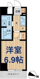 HF関内レジデンス【3階】の間取り