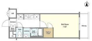 ラティエラ都立大学【4階】の間取り