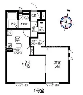 ロワール藤沢【1階】の間取り