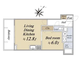 シュリンプタワー【3階】の間取り