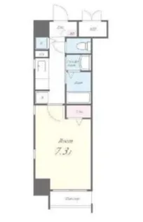 ベルパラーゾ シロカネ【7階】の間取り