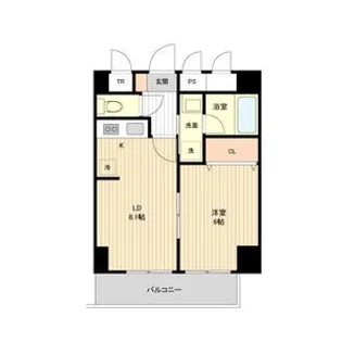 アーバンフラッツ豊平4条【3階】の間取り