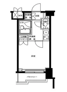 ルーブル南品川【6階】の間取り