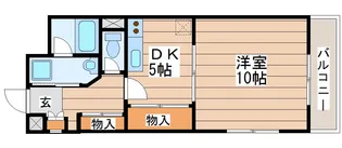トロワフレール【6階】の間取り