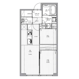 レジデンス渋谷富ヶ谷(Residence Shibuya Tomiga【2階】の間取り