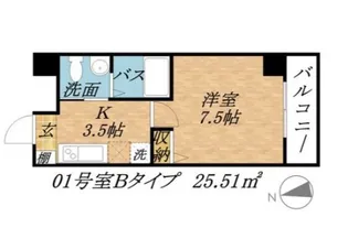 大阪府大阪市此花区四貫島1【マンション】の間取り