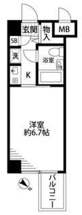 メゾンドール西荻窪【2階】の間取り