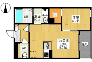 REGALEST SK 高柳【3階】の間取り