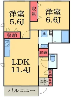 四季の風 かざはな棟【1階】の間取り