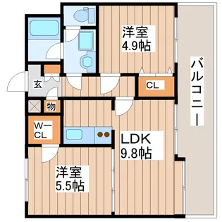 ダンデェリオン【3階】の間取り