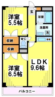 東京都調布市東つつじケ丘2【マンション】の間取り