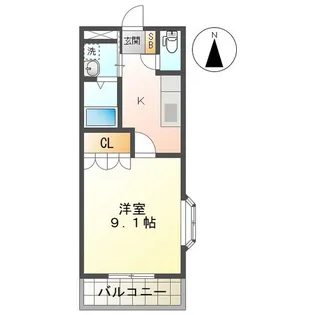 smiley【1階】の間取り