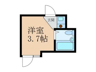 ニューハイツ中目黒【4階】の間取り