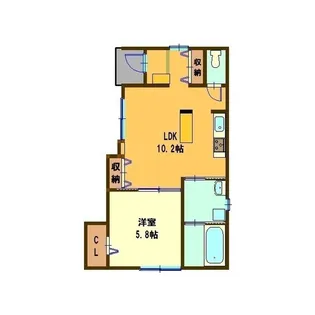 ラバンテ三日市駅前【1階】の間取り