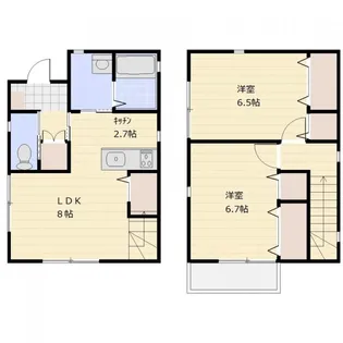 埼玉県川口市川口5【一戸建】の間取り