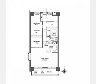 コンフォリア高島平【4階】の間取り