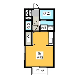 クレスト V 峰 A【2階】の間取り