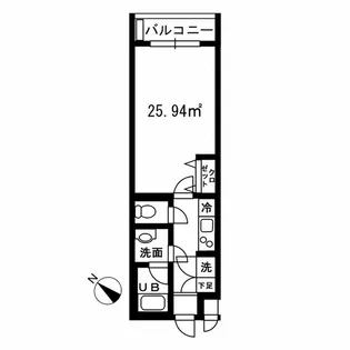 セントエルモ町田【1階】の間取り