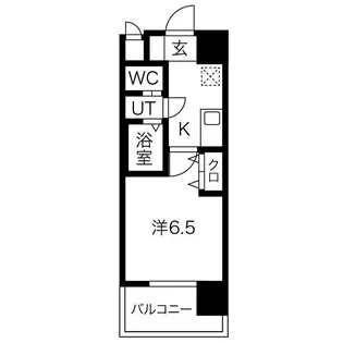 サムティ大阪CITYWEST【13階】の間取り