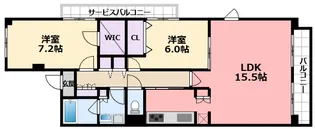 甲子園三番町ハイツ【3階】の間取り
