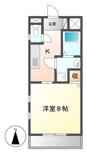 ラディウス2【2階】の間取り