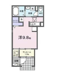 マハーロYAMANAKA【1階】の間取り