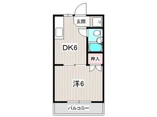 ロイヤルシングル【3階】の間取り