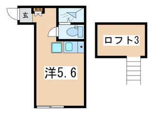 ヒルズ六角橋四丁目【1階】の間取り