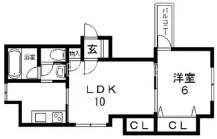ドルフ今里駅前【7階】の間取り
