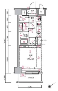 アルテシモ シェルト【2階】の間取り