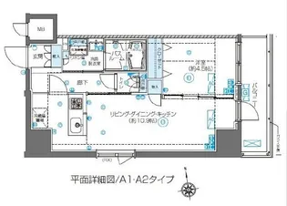 ZOOM東新宿【3階】の間取り