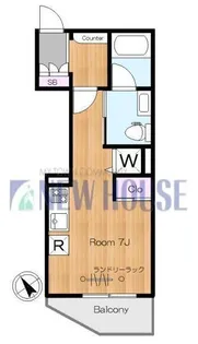 ルネサンスコート神楽坂【5階】の間取り