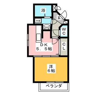 エクレールパル【2階】の間取り
