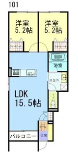 仮)木場1丁目谷上アパート【1階】の間取り