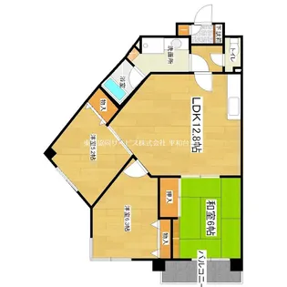 平和台STビルII【8階】の間取り