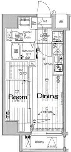 メイクスデザイン川崎III【9階】の間取り